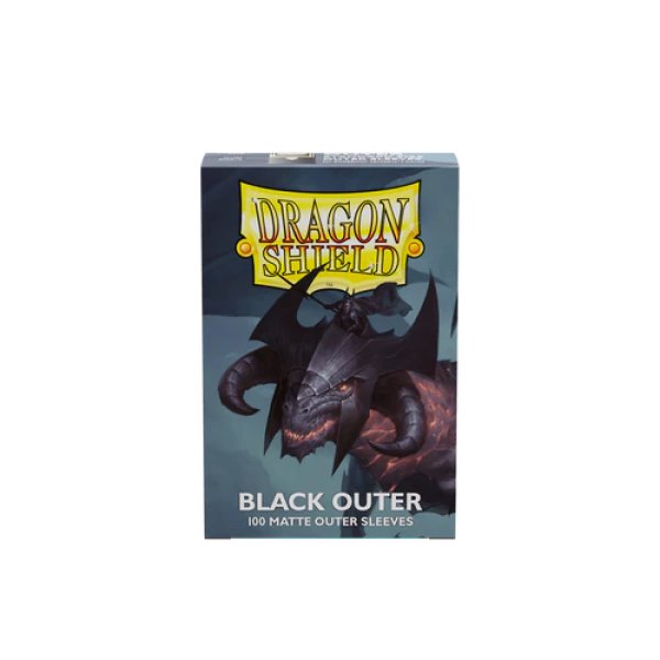 画像1: ドラゴンシールド アウタースリーブ Matte Black (1)