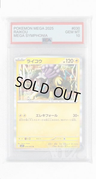 画像1: [PSA10]ライコウ【R】〈030/063〉 (1)