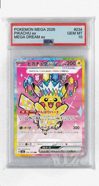 画像1: [PSA10]ピカチュウex【SAR】〈234/193〉 (1)