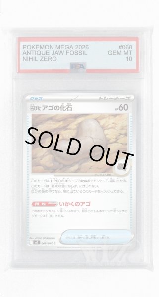 画像1: [PSA10]古びたアゴの化石【C】〈068/080〉 (1)