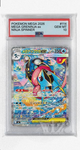 画像1: [PSA10]メガゲッコウガex【SAR】〈114/083〉 (1)