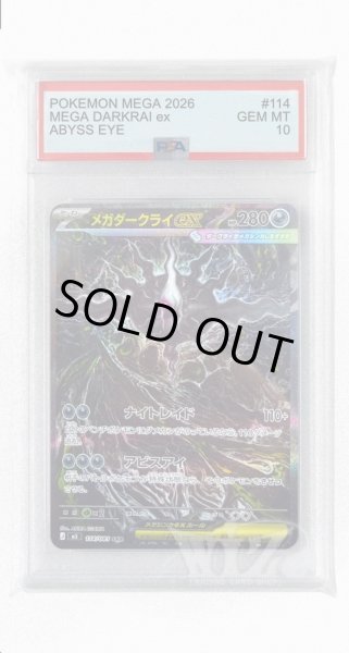 画像1: [PSA10]メガダークライex【SAR】〈114/081〉(悪) M5 (1)