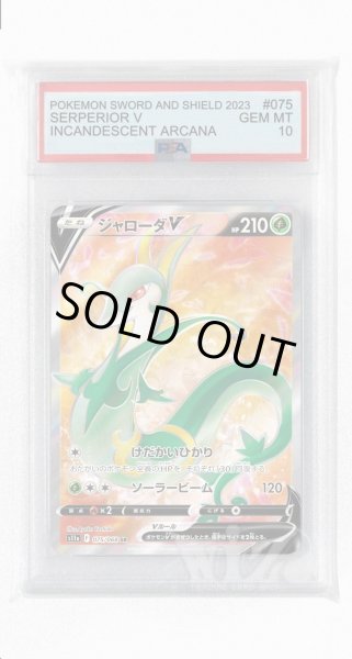 画像1: [PSA10]ジャローダV【SR】〈075/068〉(草) (1)