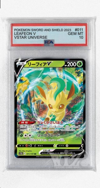 画像1: [PSA10]リーフィアV【RR】〈011/172〉(草) (1)
