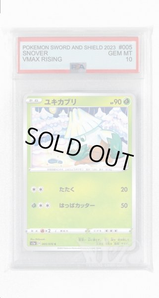 画像1: [PSA10]ユキカブリ【C】〈005/070〉(草) (1)