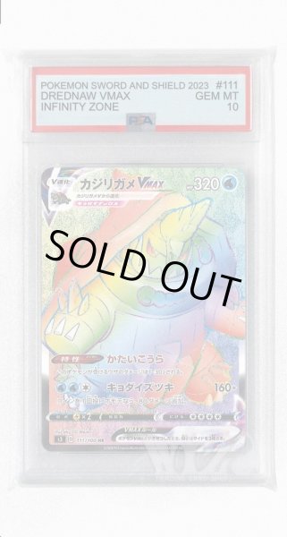 画像1: [PSA10]カジリガメVMAX【HR】〈111/100〉(水) (1)