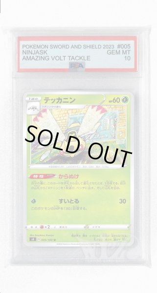 画像1: [PSA10]テッカニン【U】〈005/100〉(草) (1)