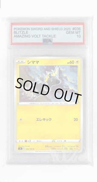 画像1: [PSA10]シママ【C】〈036/100〉(雷) (1)