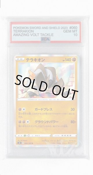 画像1: [PSA10]テラキオン【R】〈060/100〉(闘) (1)