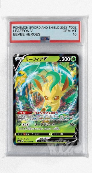 画像1: [PSA10]リーフィアV【RR】〈002/069〉(草) (1)
