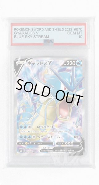 画像1: [PSA10]ギャラドスV【SR】〈070/067〉(水) (1)