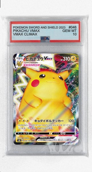 画像1: [PSA10]ピカチュウVMAX【RRR】〈046/184〉(雷) (1)