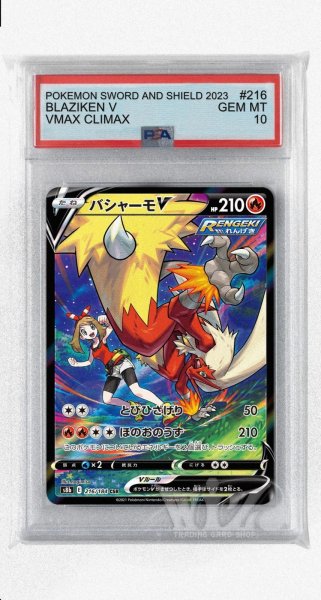 画像1: [PSA10]バシャーモV【CSR】〈216/184〉(炎) (1)