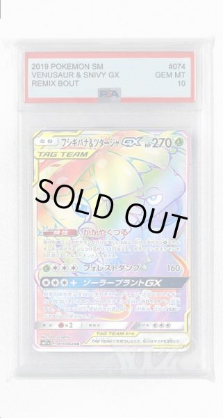 画像1: [PSA10]フシギバナ&ツタージャGX【HR】〈074/064〉(草) (1)