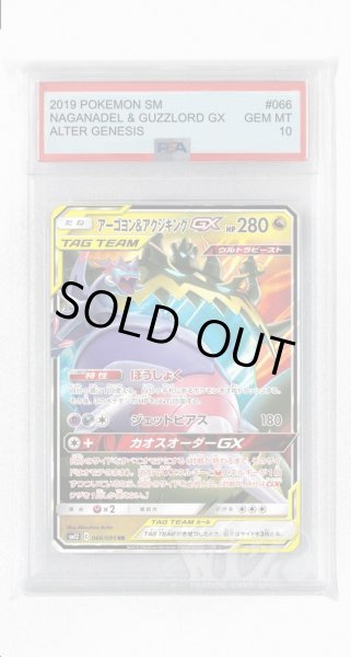 画像1: [PSA10]アーゴヨン&アクジキングGX【RR】〈066/095〉(竜) (1)