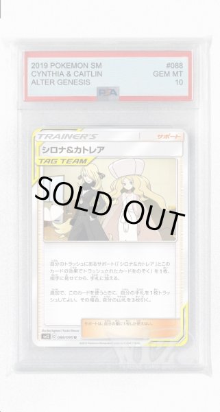 画像1: [PSA10]シロナ&カトレア【U】〈088/095〉(サポート) (1)