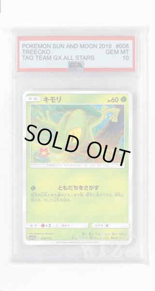 画像1: [PSA10]キモリ(ミラー)【-】〈008/173〉(草) (1)