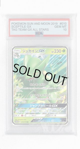 画像1: [PSA10]ジュカインGX【RR】〈010/173〉(草) (1)