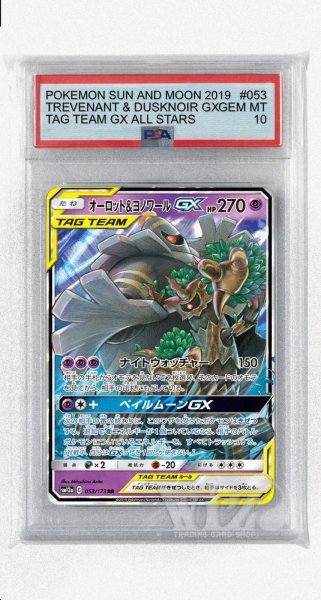 画像1: [PSA10]オーロット&ヨノワールGX【RR】〈053/173〉(超) (1)