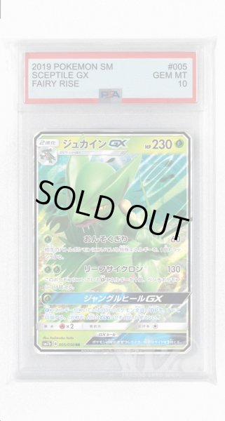 画像1: [PSA10]ジュカインGX【RR】〈005/050〉(草) (1)