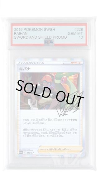 画像1: [PSA10]キバナ【PROMO】〈228/S-P〉(サポート) (1)