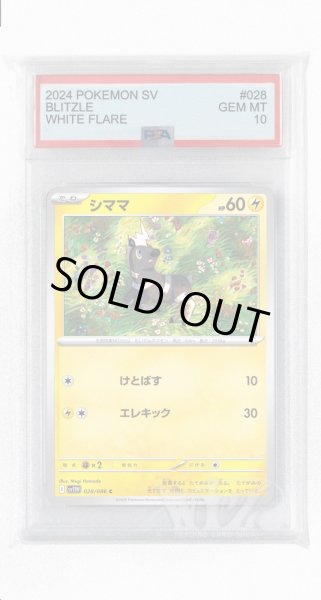 画像1: [PSA10]シママ【C】〈028/086〉(雷) (1)