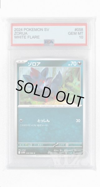 画像1: [PSA10]ゾロア【C】〈058/086〉(悪) (1)