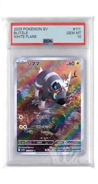 画像1: [PSA10]シママ【AR】〈111/086〉(雷) (1)