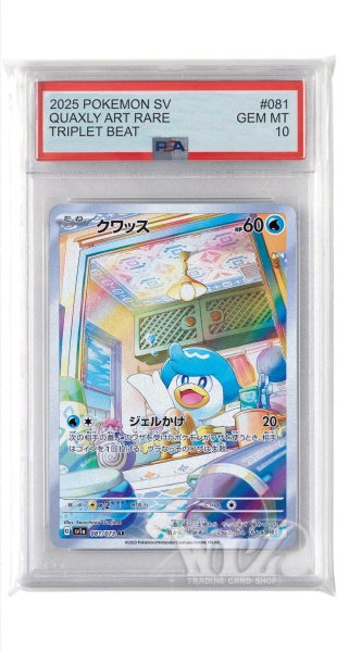 画像1: [PSA10]クワッス【AR】〈081/073〉(水) (1)