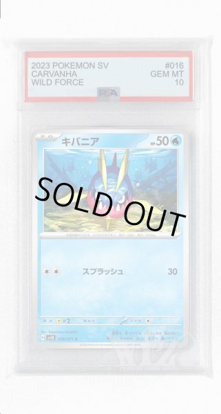 画像1: [PSA10]キバニア【C】〈016/071〉(水) (1)