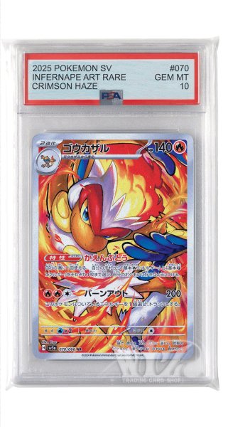 画像1: [PSA10]ゴウカザル【AR】〈070/066〉(炎) (1)