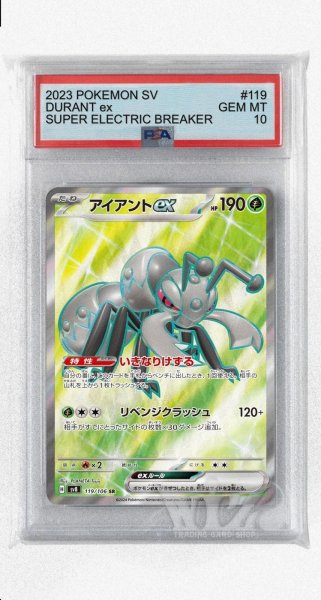 画像1: [PSA10]アイアントex【SR】〈119/106〉(草) (1)