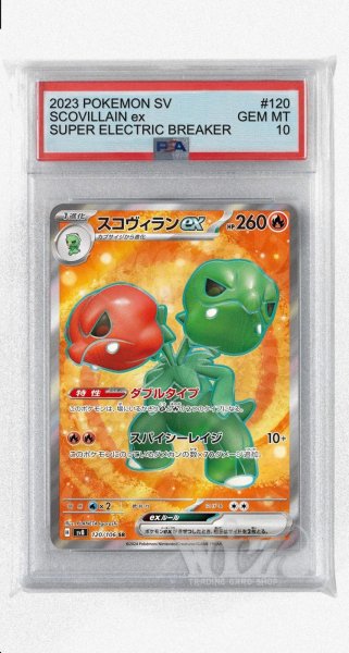 画像1: [PSA10]スコヴィランex【SR】〈120/106〉(炎) (1)