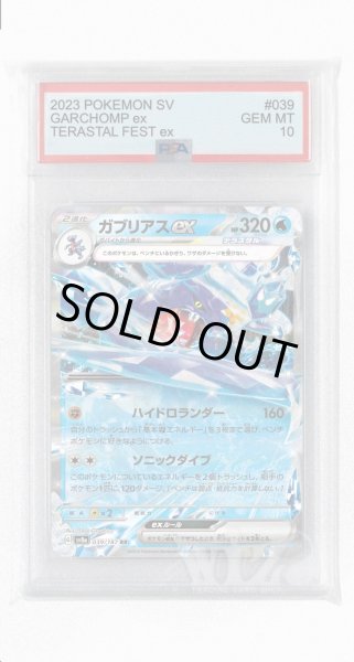 画像1: [PSA10]ガブリアスex【RR】〈039/187〉(水) (1)