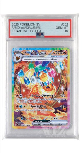 画像1: [PSA10]ブースターex【SAR】〈202/187〉(炎) (1)