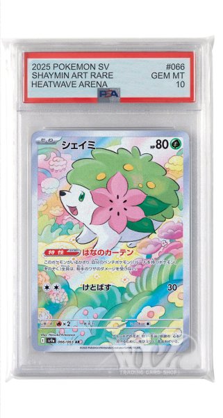 画像1: [PSA10]シェイミ【AR】〈066/063〉(草) (1)