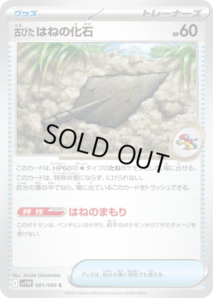 画像1: 古びたはねの化石【C】〈081/086〉(グッズ) (1)