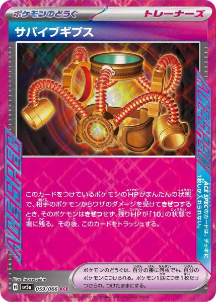 画像1: サバイブギプス【ACE】〈059/066〉(ポケモンのどうぐ) (1)